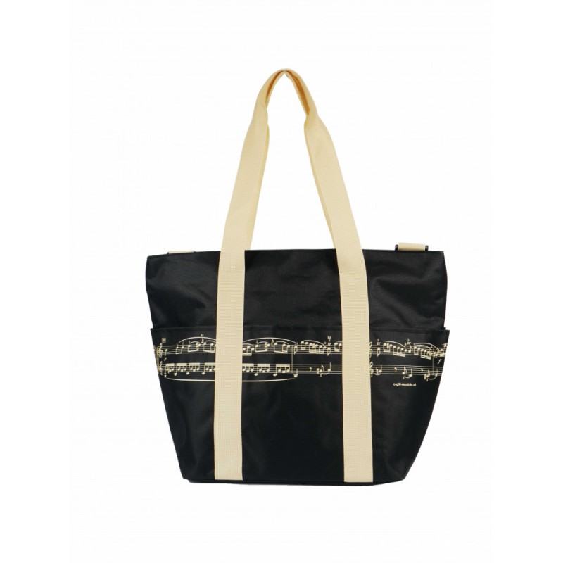 SAC COURSES PRO MUSICA PARTITON NOIR ET CREME B3034