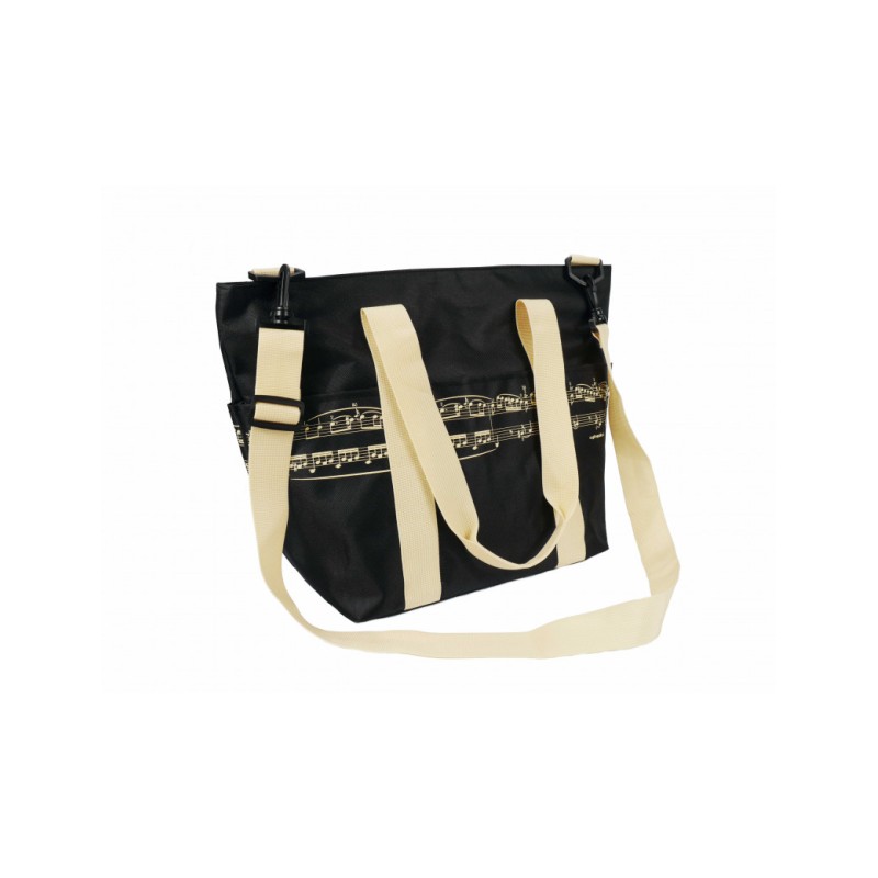 SAC COURSES PRO MUSICA PARTITON NOIR ET CREME B3034