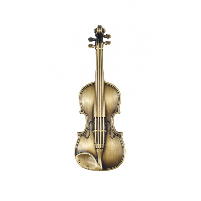 MAGNET 3D VIOLON METAL 6,5 CM M1069