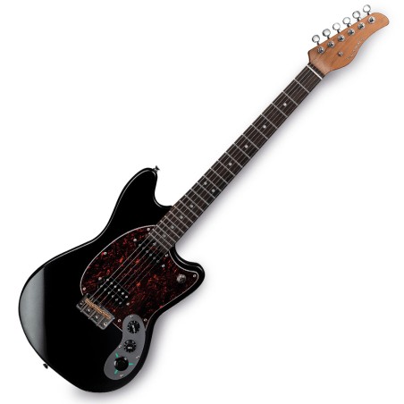 GUITARE ELECTRIQUE FLAMMA E1000 GUITARE DSP PEARL BLACK 