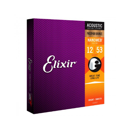 ELIXIR FOLK NANOWEB PHOSPHOR BRONZE 12/53 16052