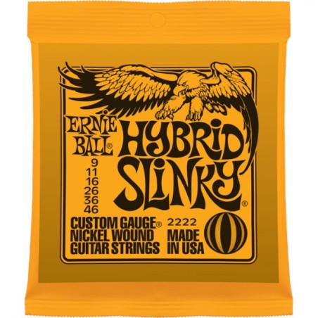 ERNIE BALL ELECTRIQUE SLINKY HYBRID 09/46