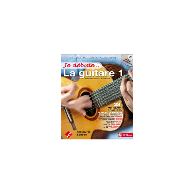 HEUVELINNE JE DEBUTE LA GUITARE 1 + CD  HIT47011