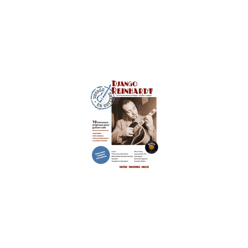 VOYAGE EN GUITARE REINHARDT LIVRE