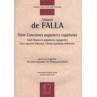 DE FALLA 7 CHANSONS POPULAIRES ESPAGNOLES