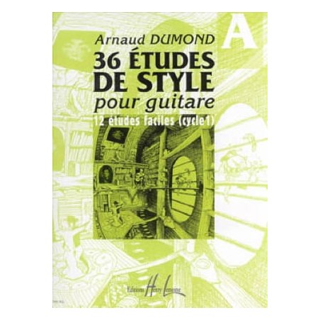 DUMOND 36 ETUDES DE STYLE A HL 27355