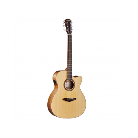 GUITARE VEELAH FOLK V3-OMCE ELECTRO NATUREL MASSIVE 