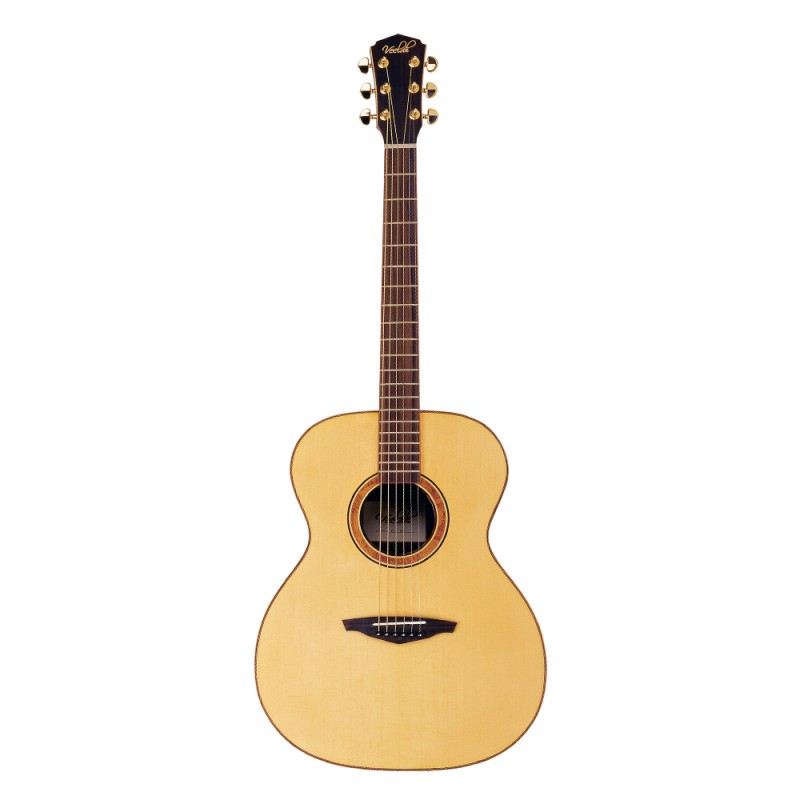 GUITARE VEELAH FOLK V5-OM NATUREL MASSIVE