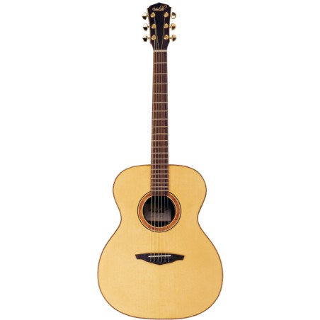 GUITARE VEELAH FOLK V5-OM NATUREL MASSIVE