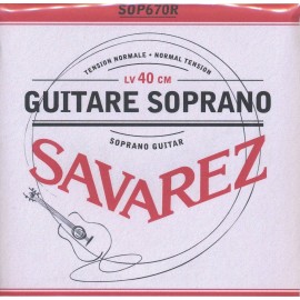 SAVAREZ OCTAVE SUPERIEURE 40CM NORMAL TENSION JEU 670R