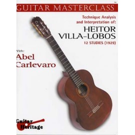 CARLEVARO MASTERCLASS VILLA LOBOS ETUDES ECH713